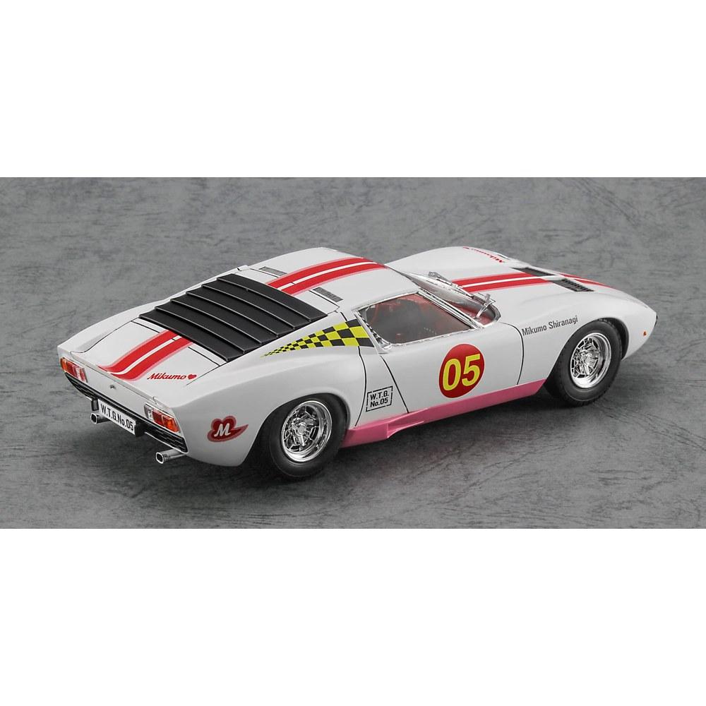 Hasegawa 1/24 Wild Egg Girls Lamborghini Miura P400 SV Shiranagi Mikumo Plastic Model Kit SP544