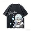 Project Sekai Washed Tshirt Personality Clothes NewModel Anime Tshirt Year Round Clothing Plus Size Unisex Couples Classic