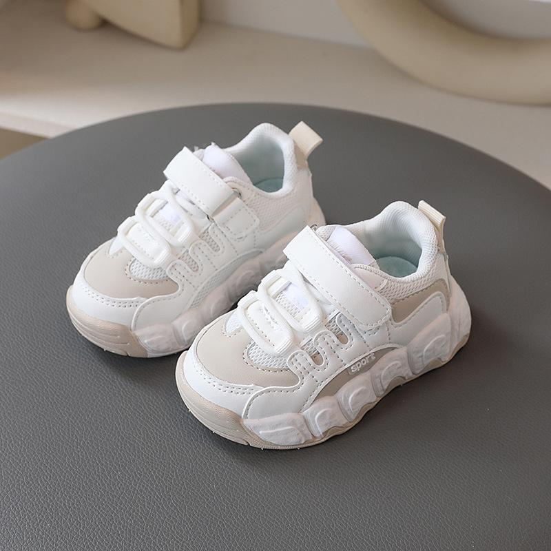 Boys Soft Sole Non Slip Breathable Mesh Sneakers Ages 1-5 Spring Autumn Toddler Walking Shoes Stylish And Comfortable