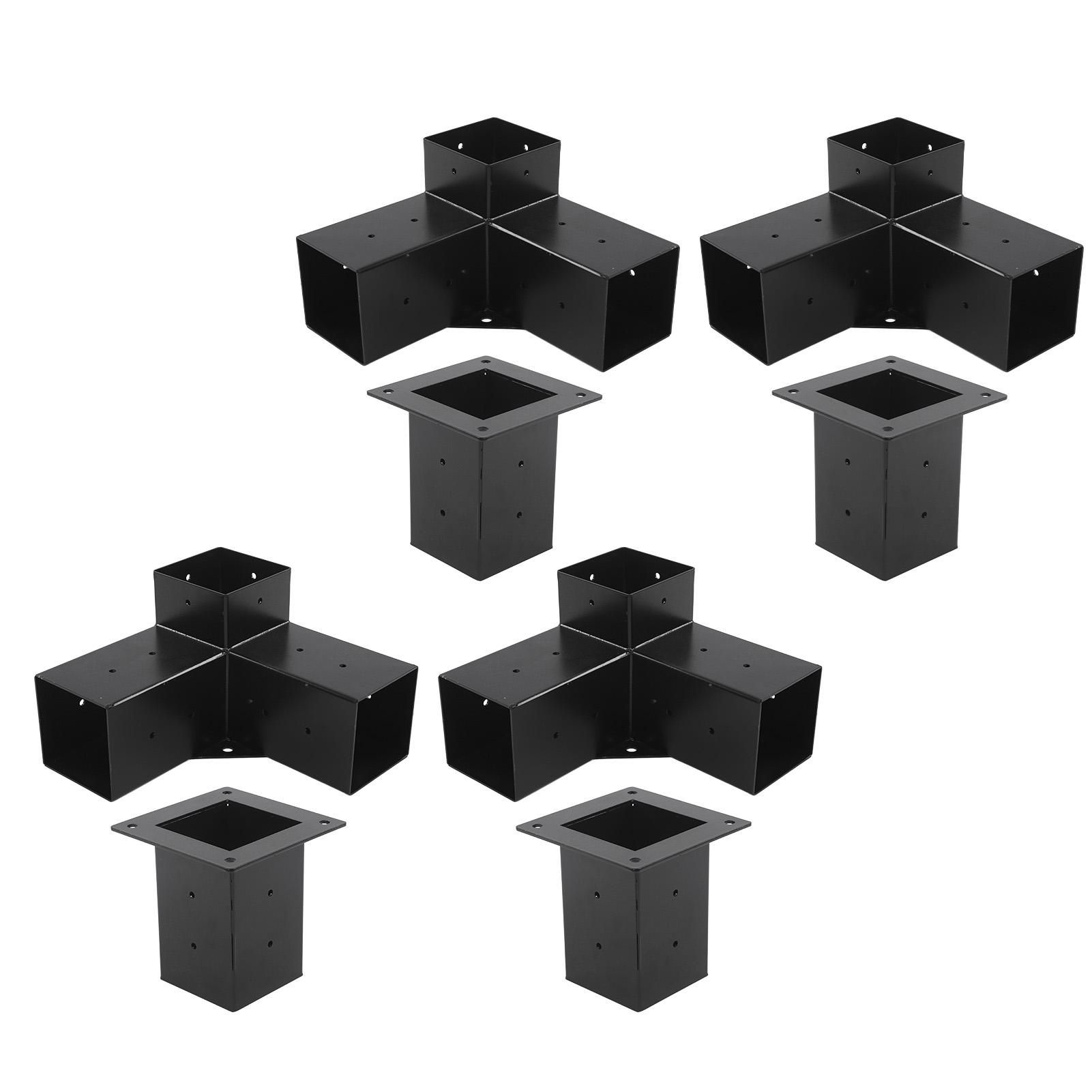 Pergola Beugel Staal Verhoogde Houten Standaard Hardware Kit voor Buiten Houtbewerking