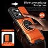 KEYSION Magnetic Phone Case for Infinix Note Edge 5G Slide Camera Protection Upright Kickstand 360° Ring Shockproof Back Cover