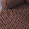 Elegant Elastic Bubble Grid Tub Single Armchair Cover with Armrests, Soft and Comfortable Single Seats Sofa Cover for Relaxation