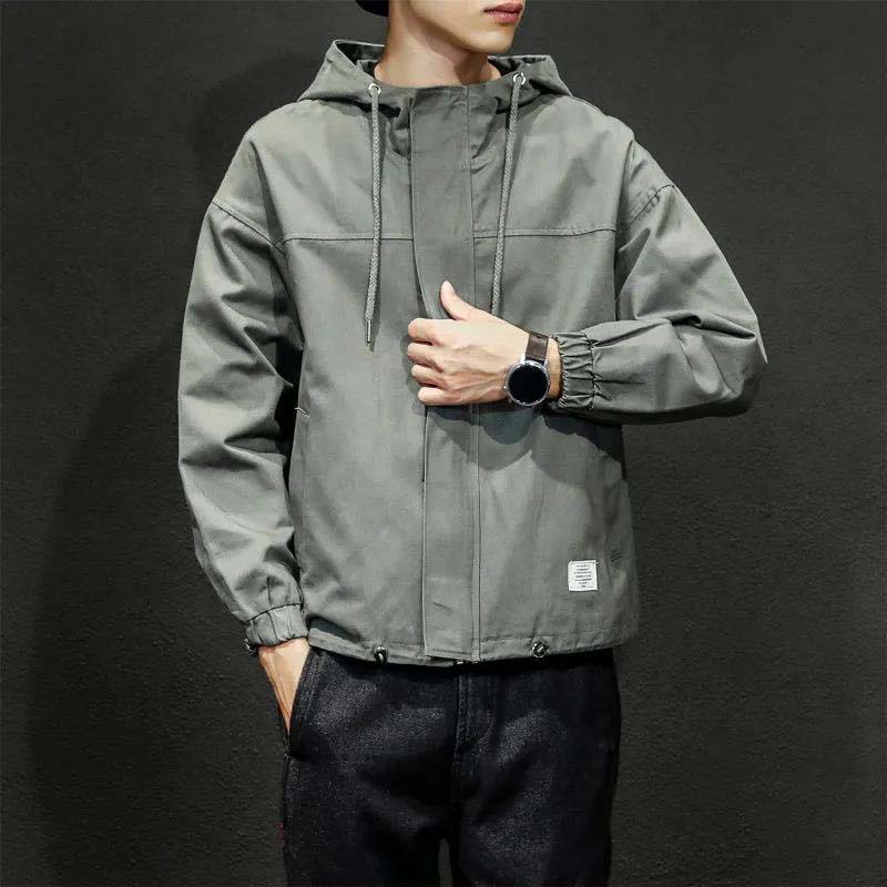 Men Fall and Winter Jacket Fitted Jacket Male Work Loose Retro Coat Jacket