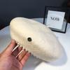 Warm Plain Cap Retro French Artist Hat Fashion Winter Wool Berets Hat  for Women