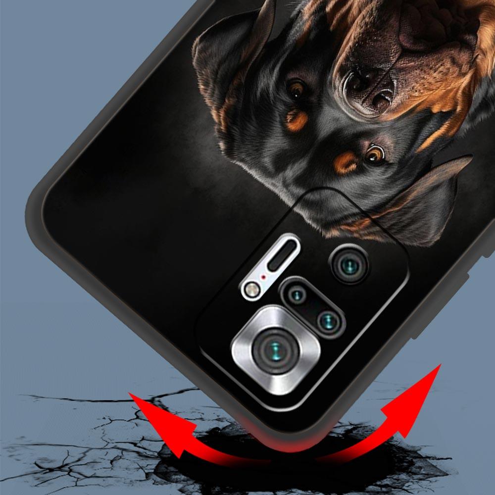 Phone Case For Xiaomi Redmi Note 14 13 12 Pro Plus 5G 9S 9 10 11 4G 14C 13C 12C 10C 9C 9A Soft Cover Rottweiler Dog