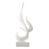 Modern Abstract Statues Sculpture Living Room Flame Shape Figurines Desk Decorations, Bookshelf