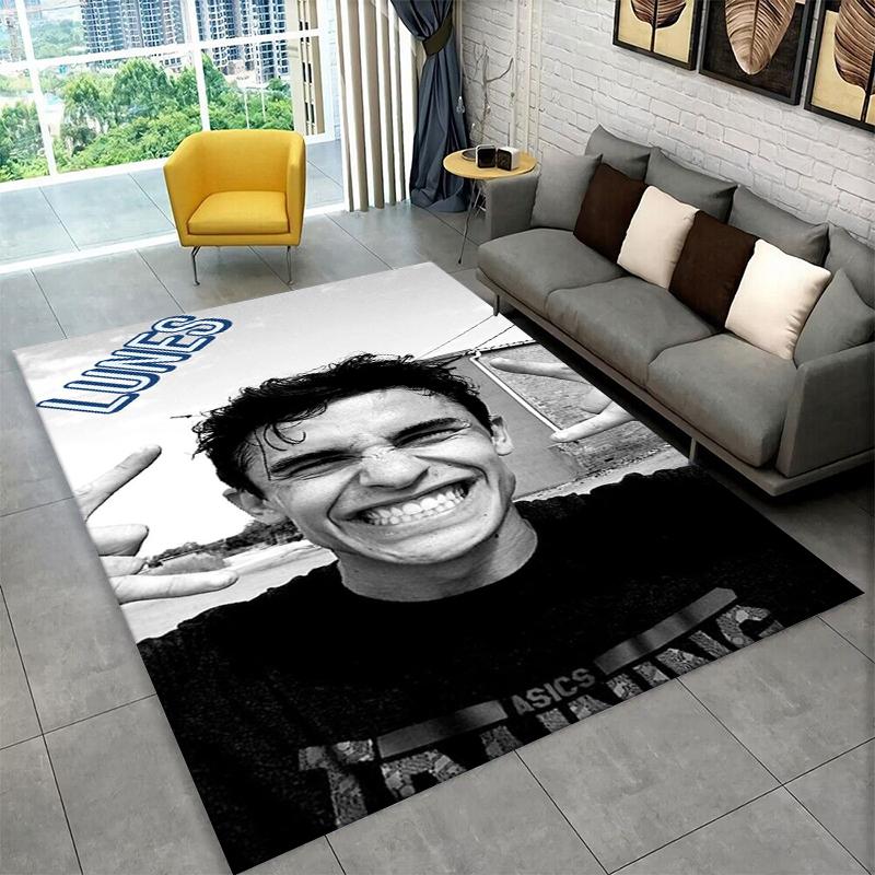 Racing moto Rafael Marquez Non-Slip Area Rug for Living Room,Bedroom,Playroom,Soft Carpet Floor Mat Home Decor Rug Kids Room