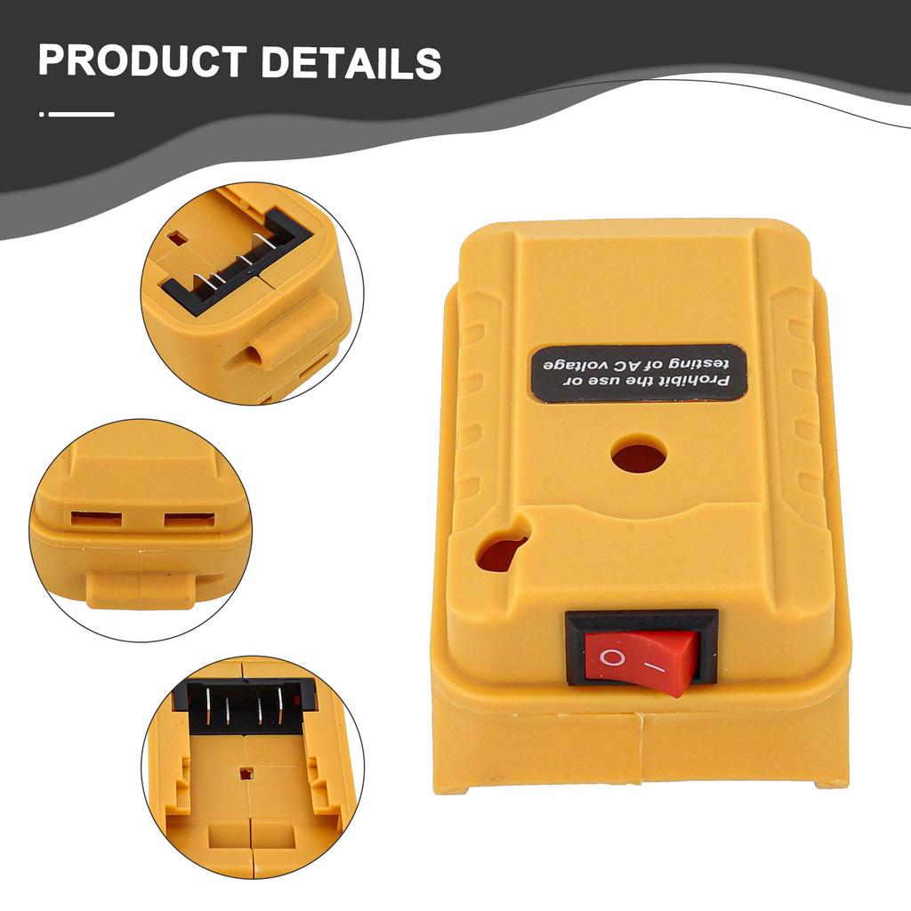 Battery Replacement Adaptor Holder For DCB200 Fine Workmanship For Electric Tools Battery Adapter For Lithium Battery Solar