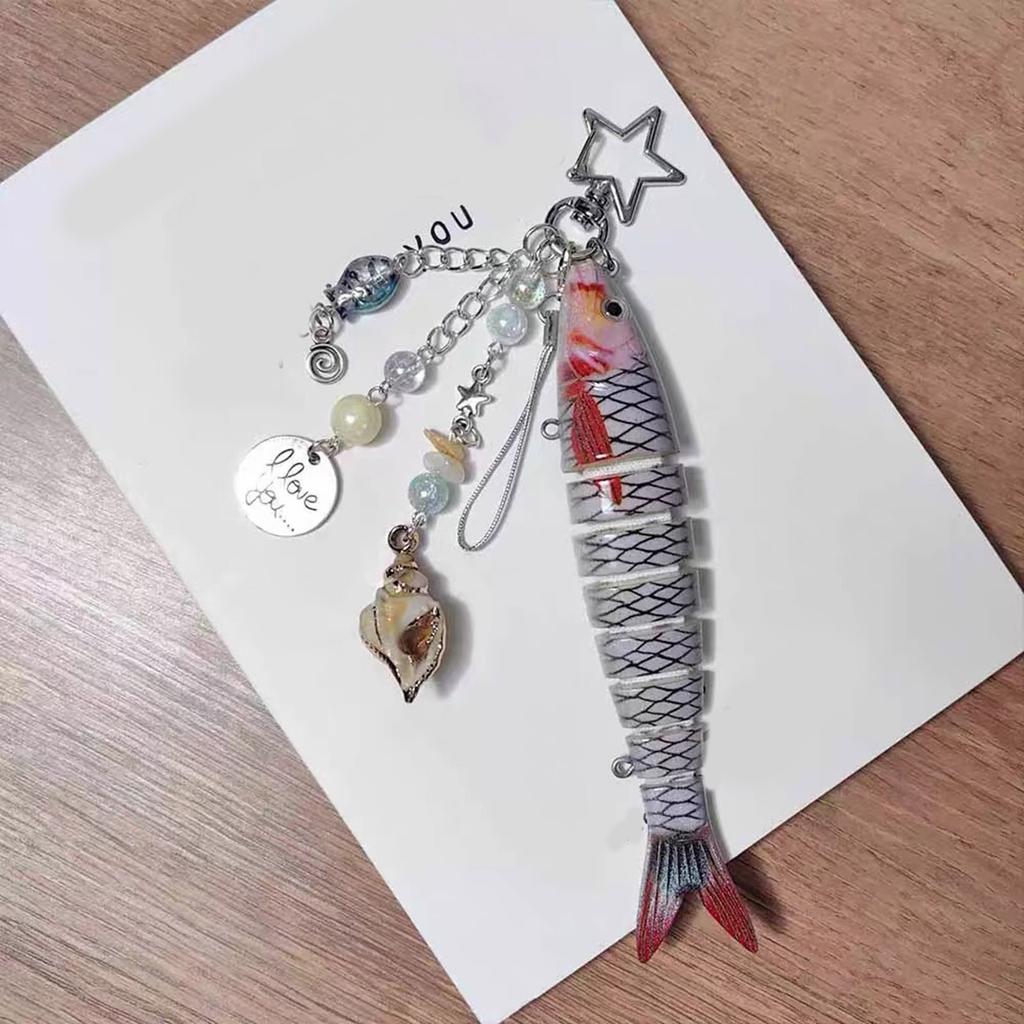 Realistic Fishing Lure Keychain Durable Resin Alloy Carabiner Hook For Outdoor Enthusiasts And Gift Ideas