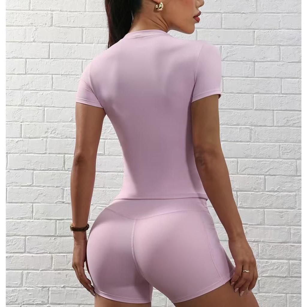 High-Stretch Quick-Dry Yoga and Running Two-Piece Set