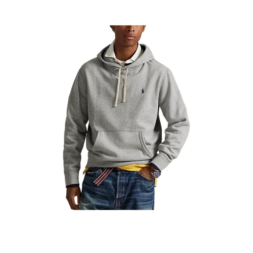 Polo Ralph Lauren Solid Logo Embroidered Hooded Pullover Long Sleeve Sweatshirt Men Sweatshirt 710852073-019