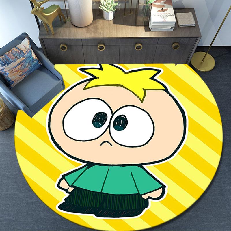 Butters Pattern Round rug,Carpet Rug for Living Room Bedroom Playroom ,Non-slip Floor Mat,Holiday Gifts and Birthday Gifts.