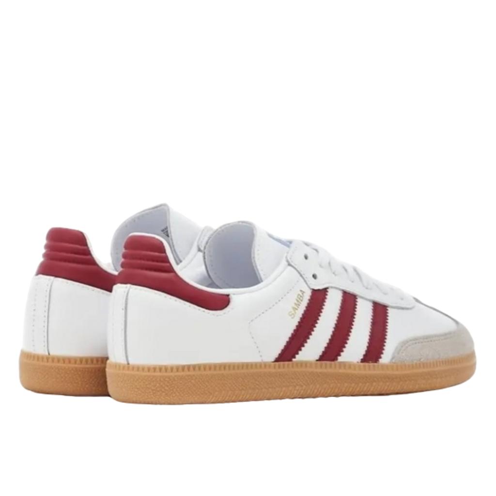 Adidas Samba OG White Burgundy Gum
