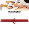 Woodworking T Track Ruler Multifunctional Aluminum Alloy Portable Wood Measuring Angle Ruler