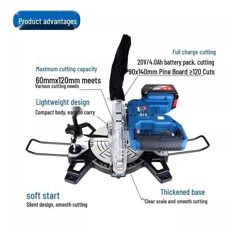 Dongcheng 20V Cordless Miter Saw CN plug (adapter included)