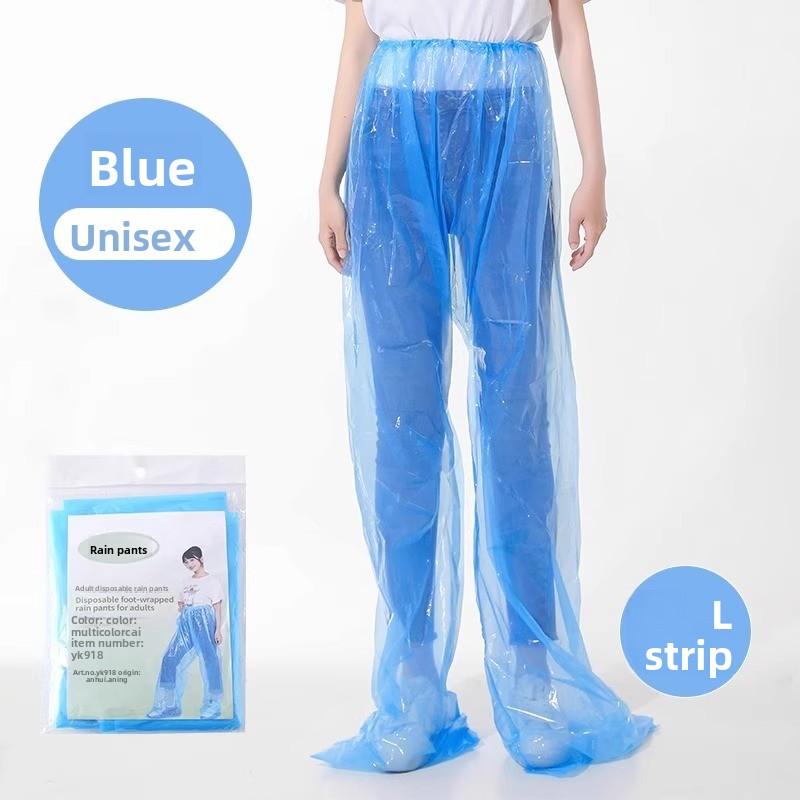 Waterproof and Thickened Disposable Foot Wrapped Rain Pants