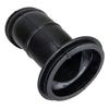 Motorcycle Black Rubber Air Filter Connector Adapter With Spring Clamp Fit For CG125 Accessories