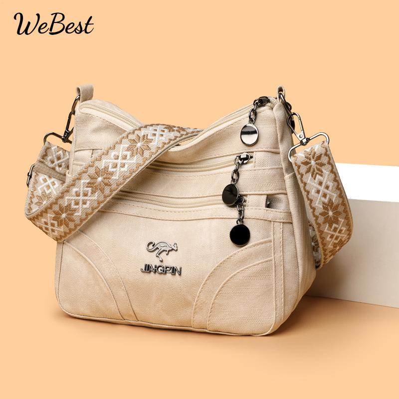 

Soft Leather Large Capacity Tote Shoulder Bag