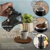 Person Aluminum Moka Pot,3Cups,150ml Stovetop Coffee Maker,Leak-Proof,Heat Resistant Handle,Italian Espresso Coffee Machine