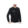Fila Solid Color Crew Neck Sports Knitted Pullover Sweatshirt Men Sweatshirt Black F11M319202F-BK