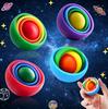 3D rotierender Ball Fidget Gyro Spinner Handheld Sensorischer Fidget Gyroskop Spielzeug Stressabbau Anti-Angst Entspannendes Gadget