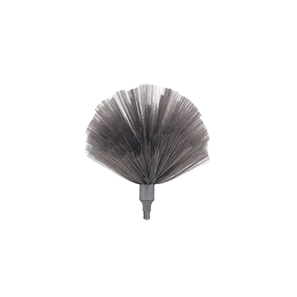 Stainless Steel Cobweb Duster Dense Bristles High Reach Duster Ceiling Duster Household Cleaning