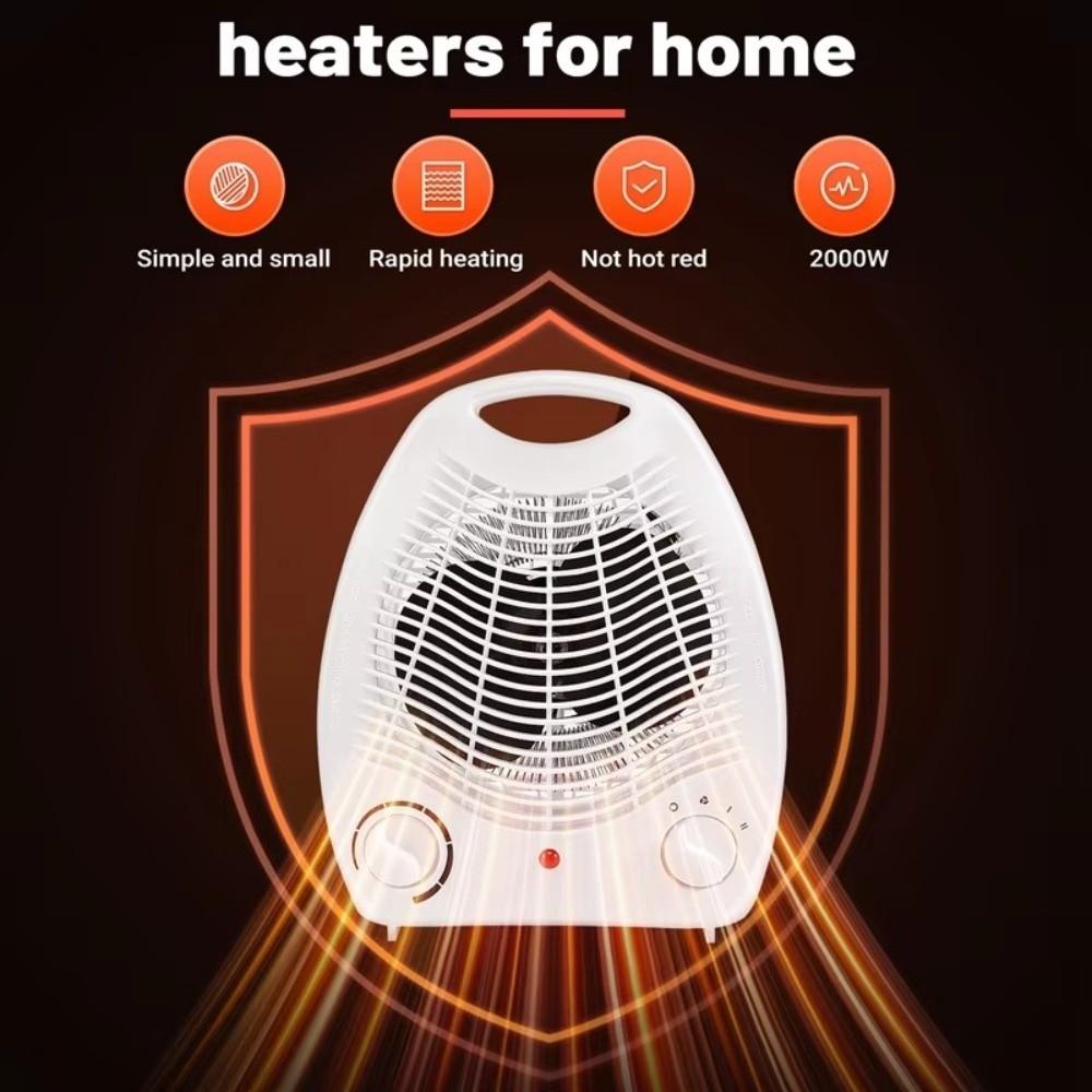 Quick-heating Electric Heater 3 Heating Settings Heating Fan Low Noise Space Heater Office