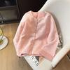 Women's Jacquard Frog Button Retro Jacket - Plus Size, Anti-aging, New Chinese Style