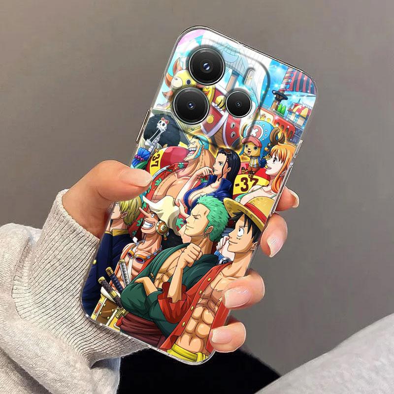 Hot One Anime P-Piece Case For Xiaomi Redmi Note 15 14 13 12 11 10 Pro Plus Cover For Redmi 15C 15 14C 13C 12C Clear Phone Cases