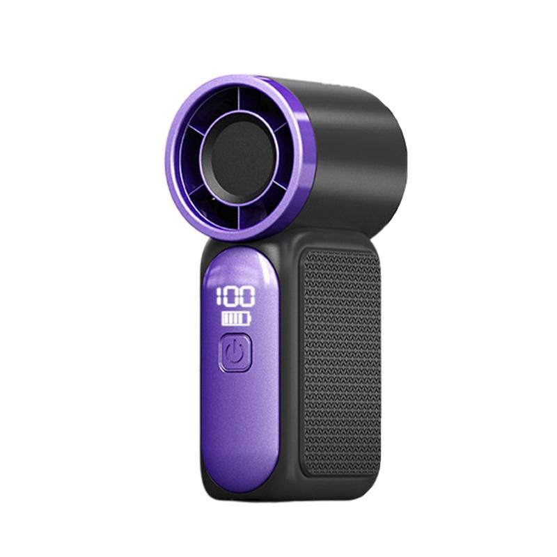 Mini Handheld Fan - Portable Turbo Fan With 100 Wind Speed, 3000Mah & Type-C, - Cooling Blower,Travel,R Cooling Device