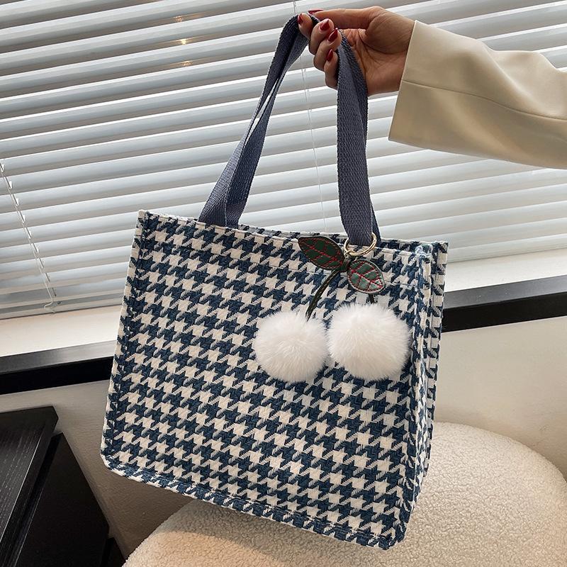Large Capacity High School Students' Bags for Class for Women New Fashion One Shoulder Tote Bags for Women Ins Korean Version Canvas Bags
