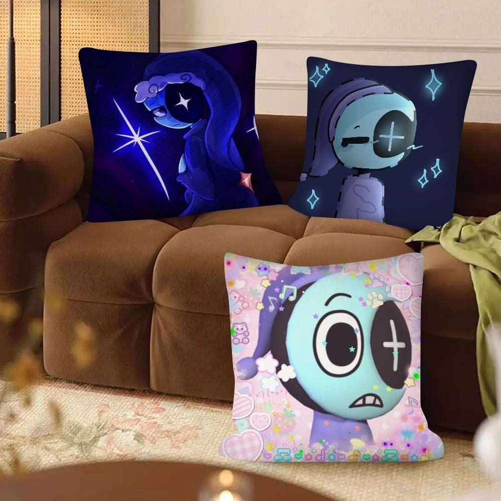 1Pc D-Dandys W-World Goob Bassie Astro Pillow Case Fashion Square Pillowcase Bedroom Sofa Room Ins Decoration Leisure