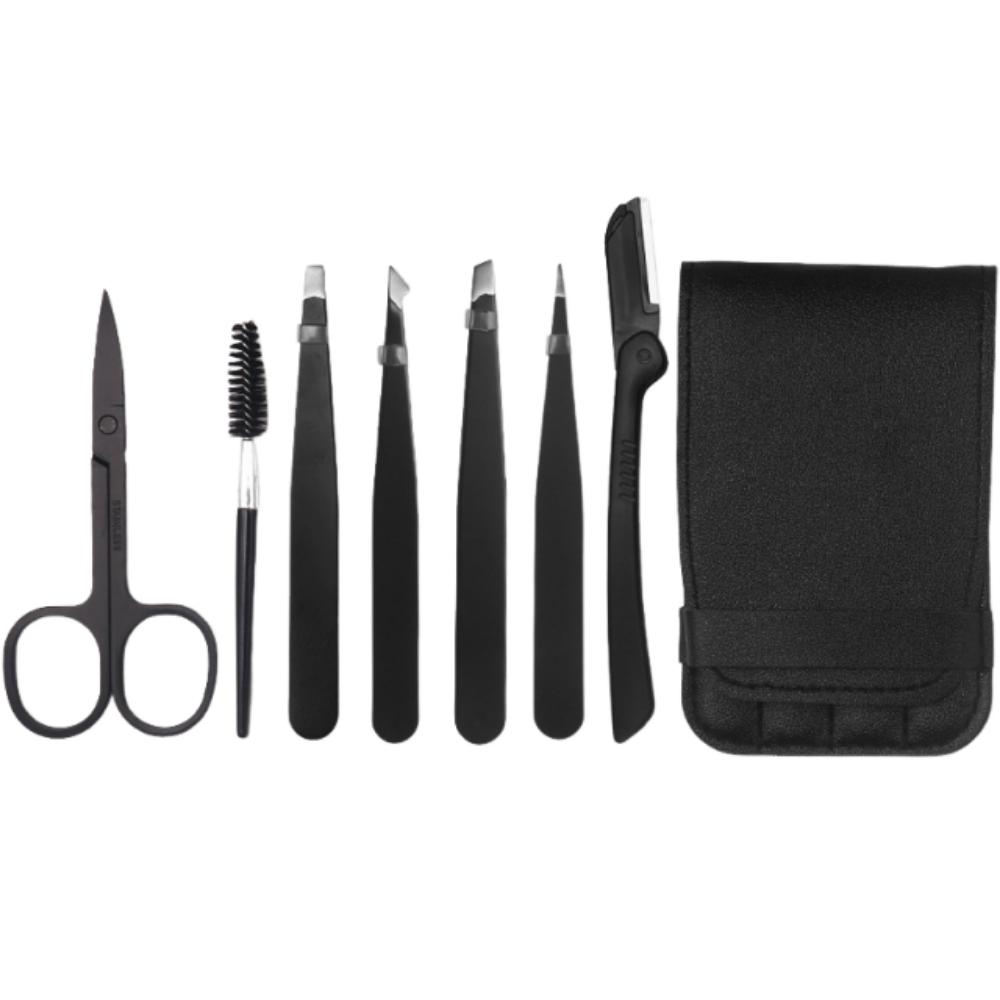 Multipurpose Eyebrow Tweezers Kit Professional Eyebrow Scissors Precision Tweezer Kit  Daily Beauty