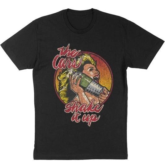 New The Cars Band Shake It Up Short Sleeve Black S to 5XL Shirt TU547 XXXL