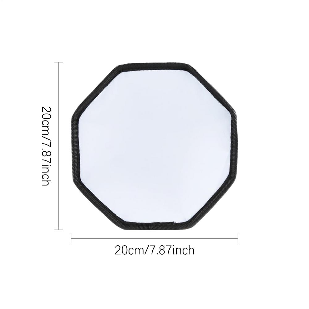 30CM Flashlight Diffuser Portable Universal Flash Flashlight Softbox Diffuser for External Speedlite