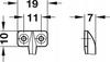 Opening limiter | White | 4 pcs