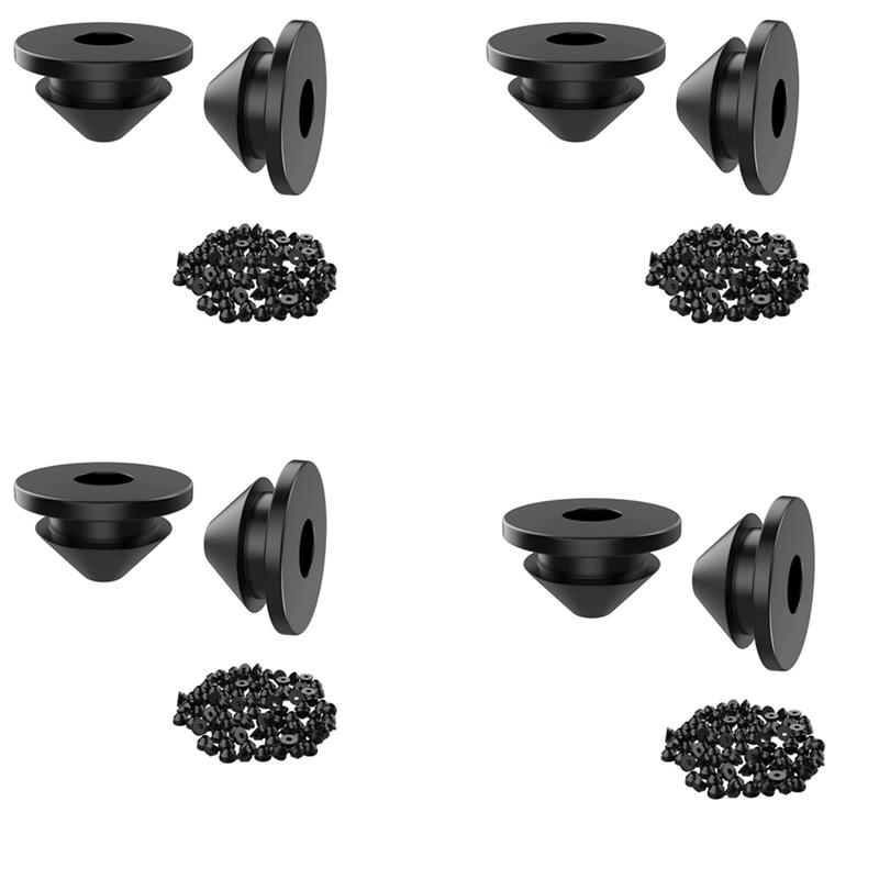 A96I-400PCS Cable Railing Rubber Grommets For 1/8Inch 5/32Inch 3/16Inch Cable For Metal Cable Railing Posts,Cable Railing Kit
