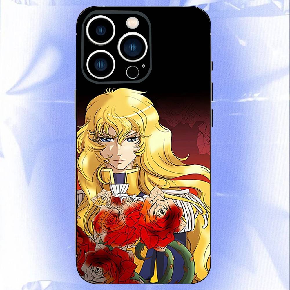 Rose of V-Versailles Lady Oscar For iPhone 12,16,13,14,15,17,11,Pro,Max,Plus,E,Air,Mini TPU Soft to Skin-friendly phone case