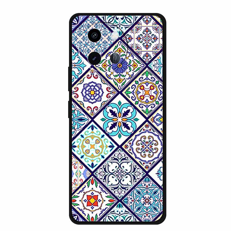 3D Lovely Cute Case For Vivo Y38 Y200i Y200T T3X Soft TPU Silicone Bumper Protector Relief Flower Emboss Phone Cover Funda Capa
