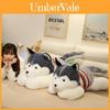 Large Plush Husky Toy Realistic Stuffed Animal For Kids Birthday And Comfort Gift