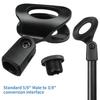 4-Pack Microphone Clips, Universal Wired/Wireless Microphone Mount Holder for Mic Stands