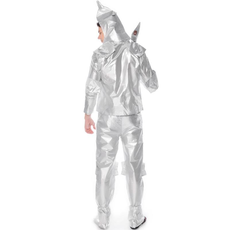Halloween Wizard of Oz Cosplay Robot, Tin Man Tin Man Performance Costume, Men's Adult Performance Costume