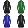 Medieval Men Renaissance Steampunk Jacket Gothic Retro Uniform Coat Windbreaker