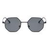 Luxury Square Sunglasses Man Woman Fashion Small Frame Polygon Sun Glasses Metal Vintage Retro Brand Octagon
