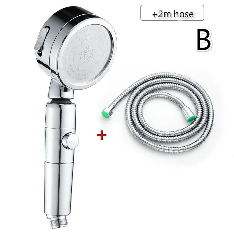 Cap de duș portabil de înaltă presiune, cap de duș din ABS, cu pulverizare cu 3 viteze, gadgeturi pentru duș de baie