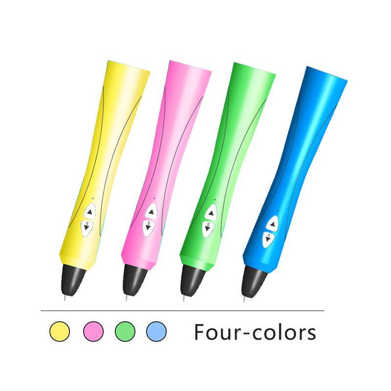 3D Children's Graffiti Pen - Stereoscopic Drawing Pen for Students with Consumables