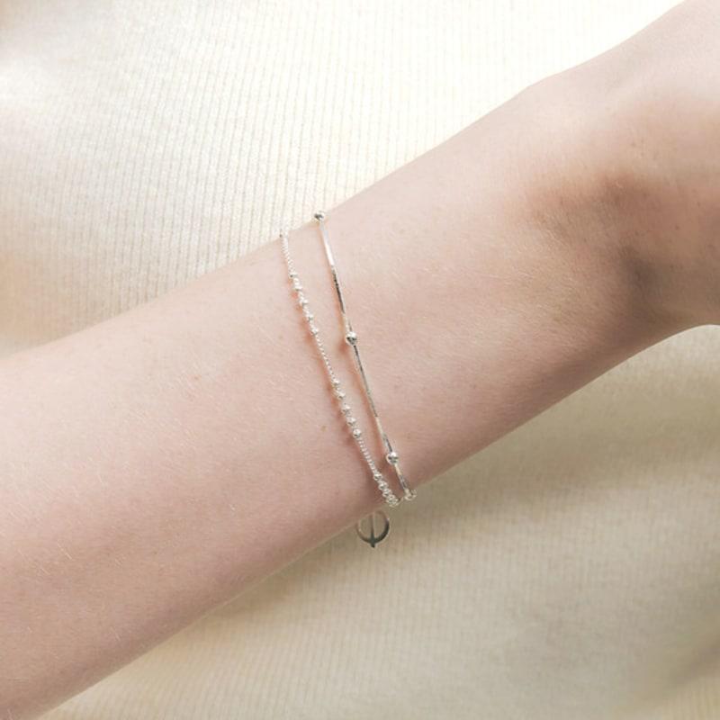 ENGBROX layered ball bracelet