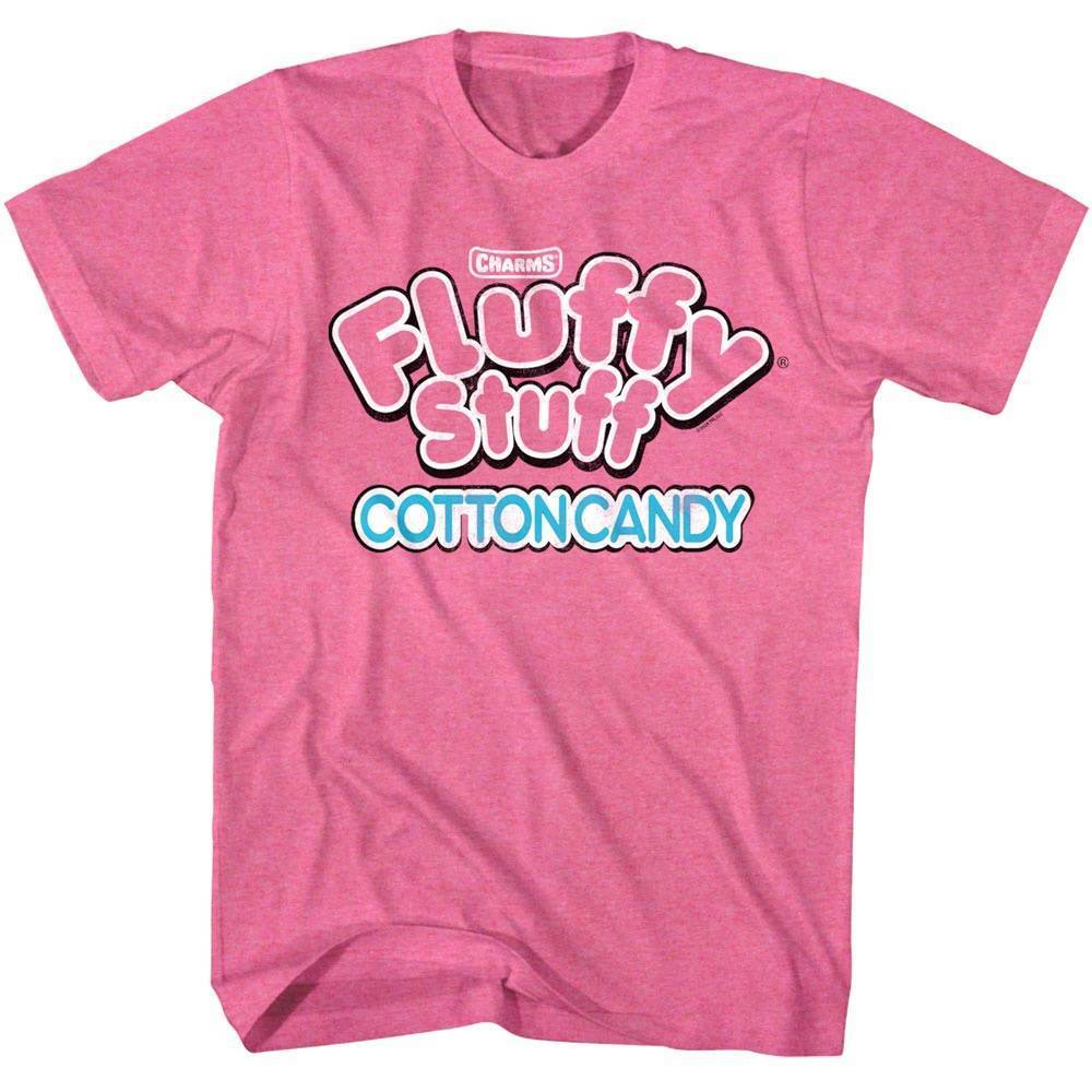 Charms Fluffy Stuff Cotton Candy Pink Men T Shirt XXXL