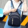 Women's Multi-Function Mini Backpack Fashion Girl Oxford Daypack Travel Cute Backpack Shoulder Bag Black Girl Purse