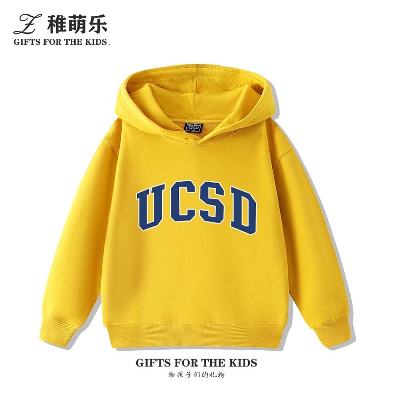 Fun UCSD (University of California, San Diego) Print Kids' Hoodie – Cute, Versatile Fall/Winter Pullover for Boys and Girls